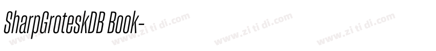 SharpGroteskDB Book字体转换